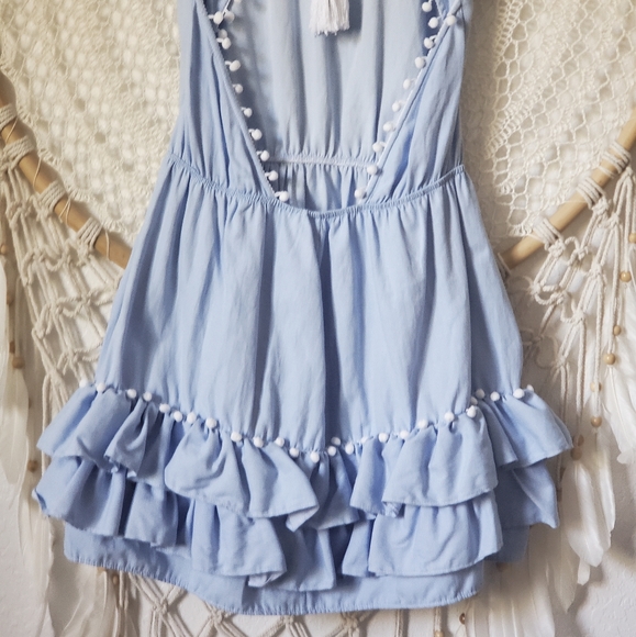 NWOT Peixoto Nissi Pom-Pom Dress Swim Cover-Up - Picture 7 of 14